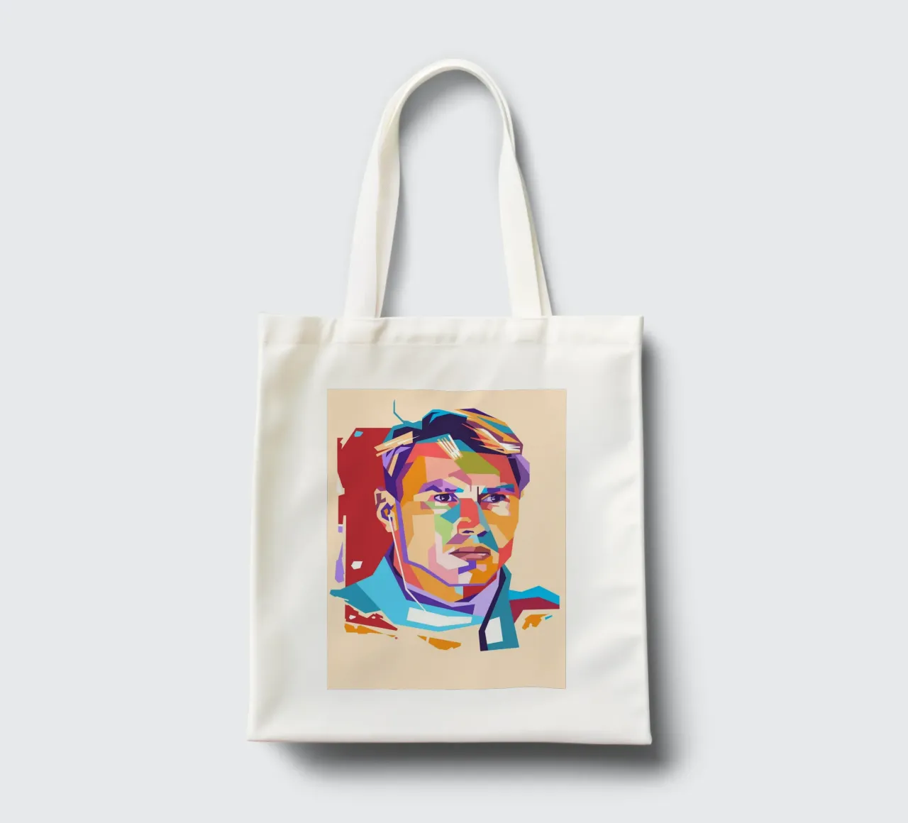 Mika Hakkinen pop art tote bag by Hantamrata