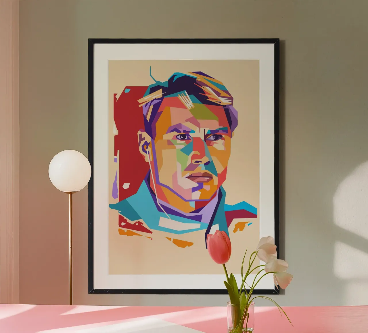 Mika Hakkinen pop art poster by Hantamrata