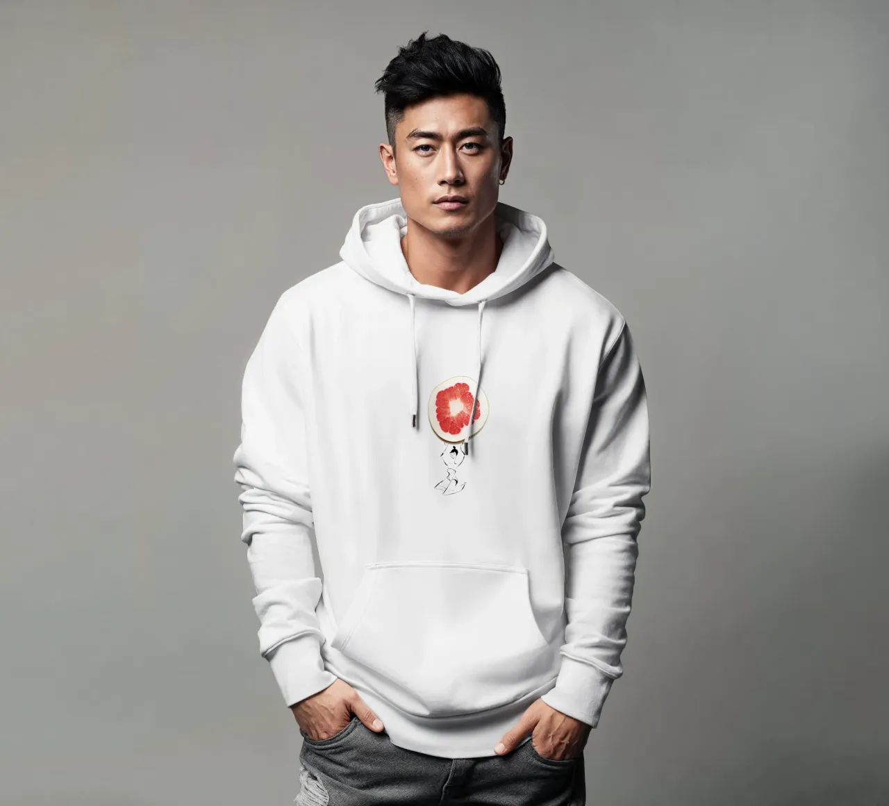 Pamplemousse felpa con cappuccio da Gretchen Roehrs