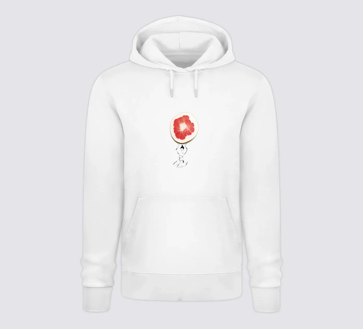 Pamplemousse hoodie by Gretchen Roehrs