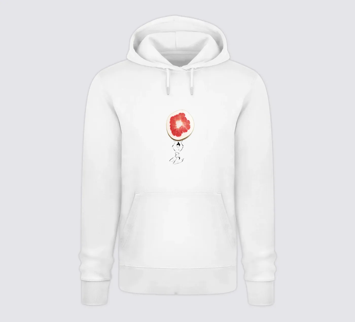 Pamplemousse hoodie by Gretchen Roehrs