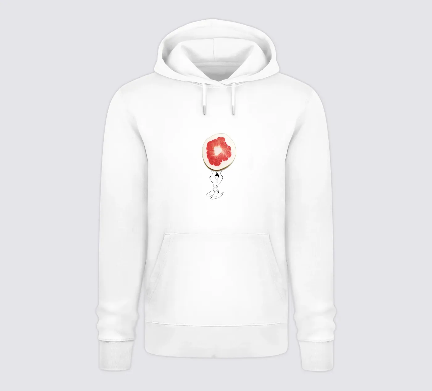 Pamplemousse hoodie by Gretchen Roehrs