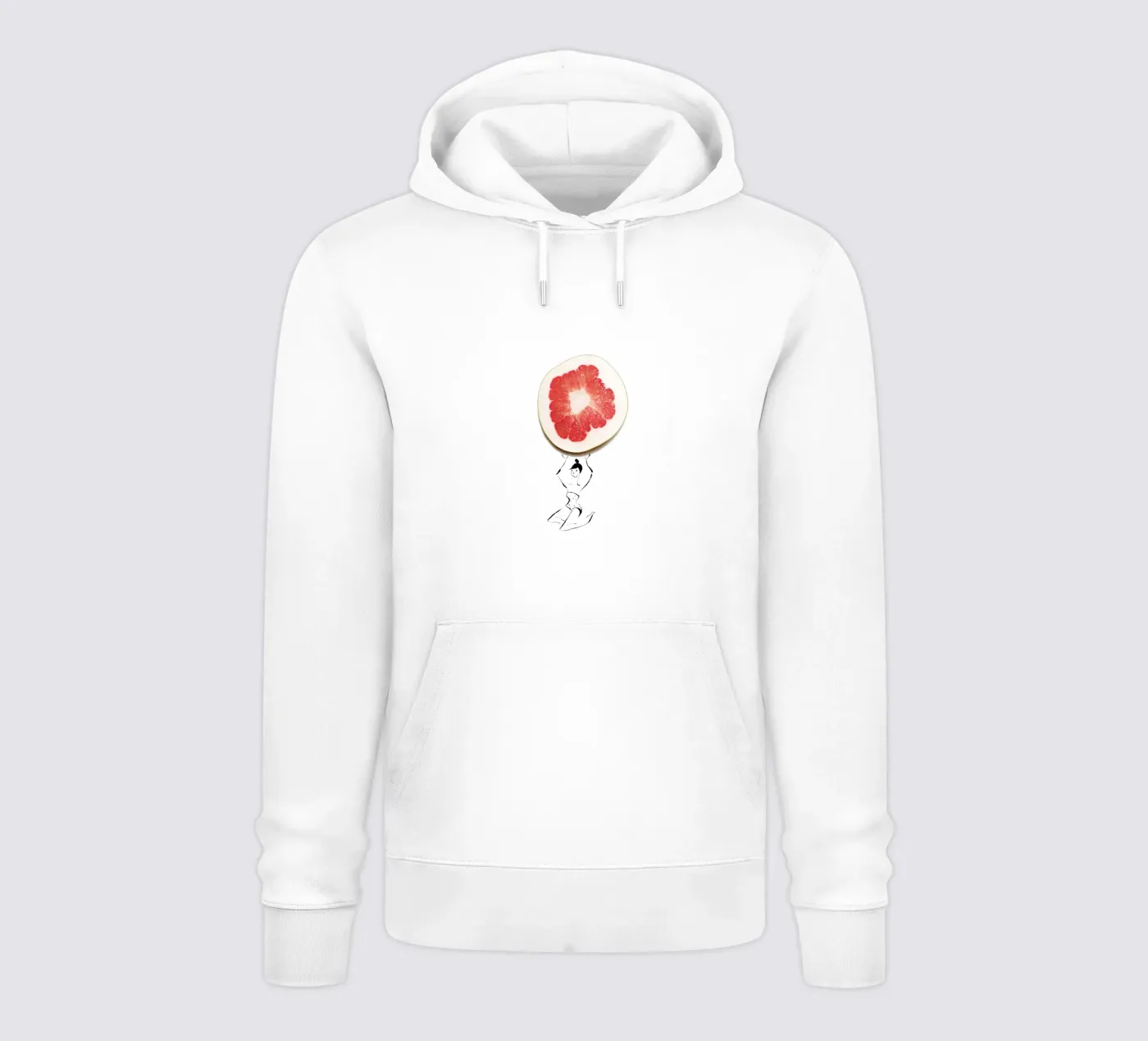 Pamplemousse hoodie by Gretchen Roehrs