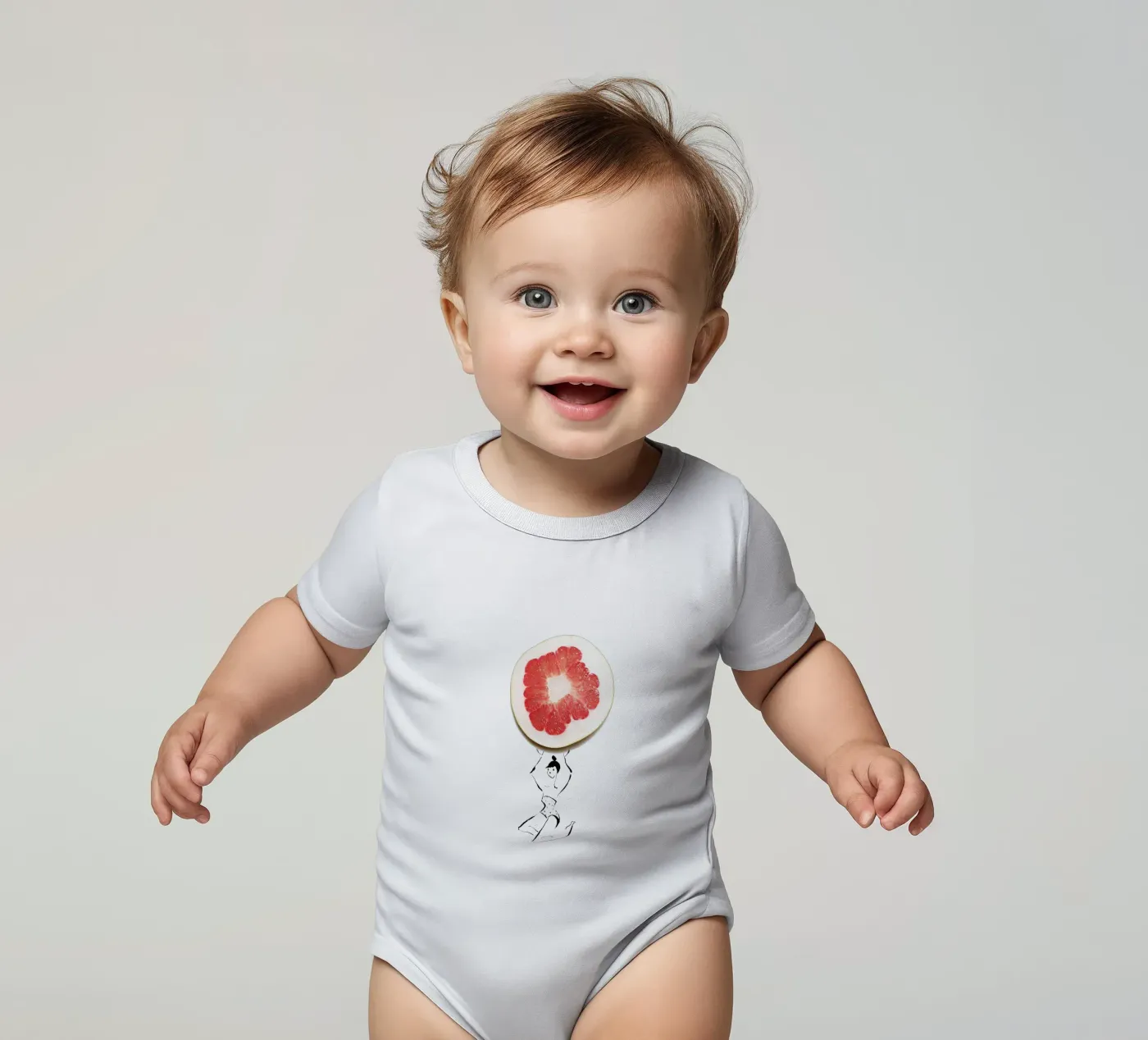 Pamplemousse body bébé de Gretchen Roehrs