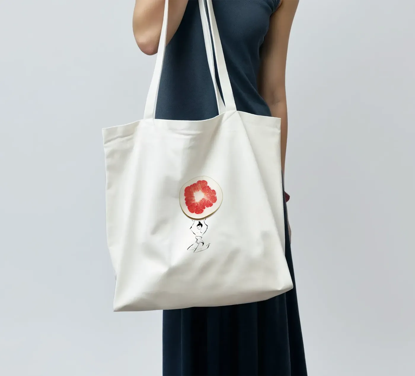 Pamplemousse borsa in juta da Gretchen Roehrs