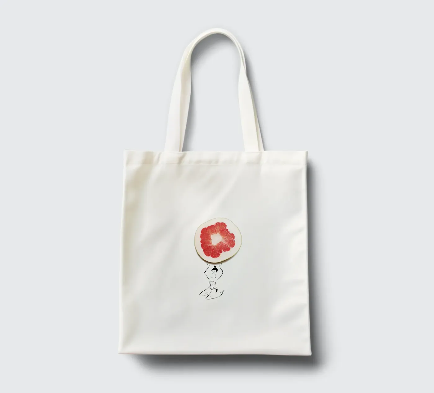 Pamplemousse tote bag by Gretchen Roehrs
