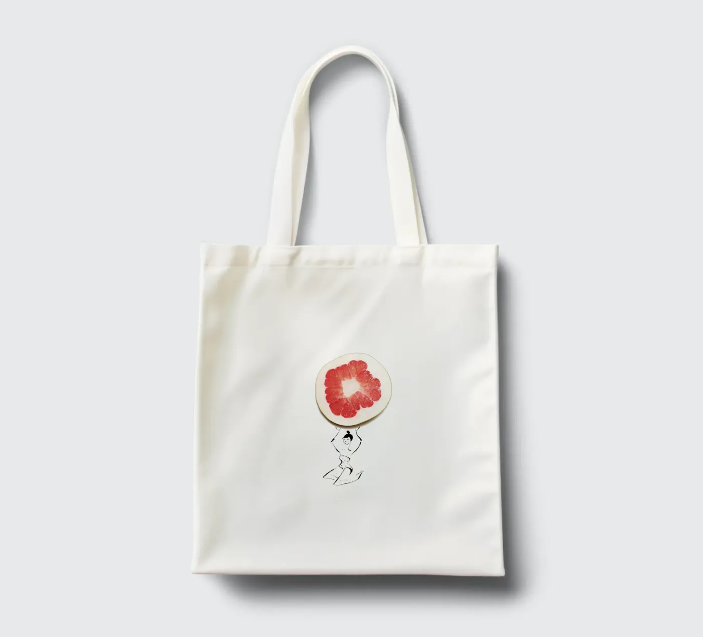 Pamplemousse borsa in juta da Gretchen Roehrs