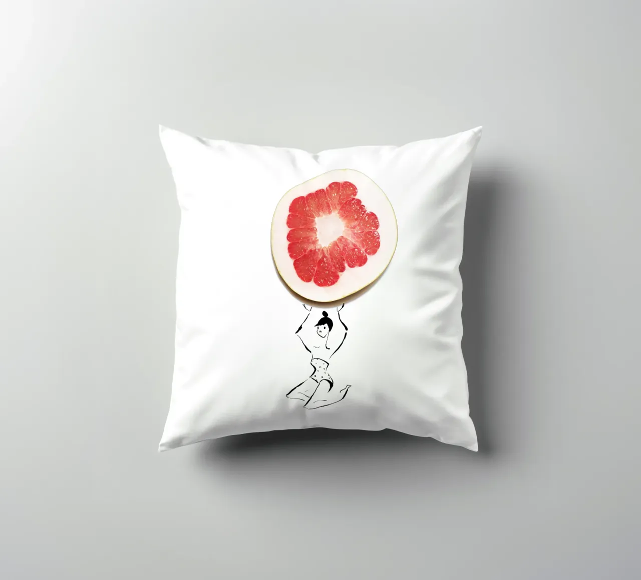 Pamplemousse cuscino da Gretchen Roehrs