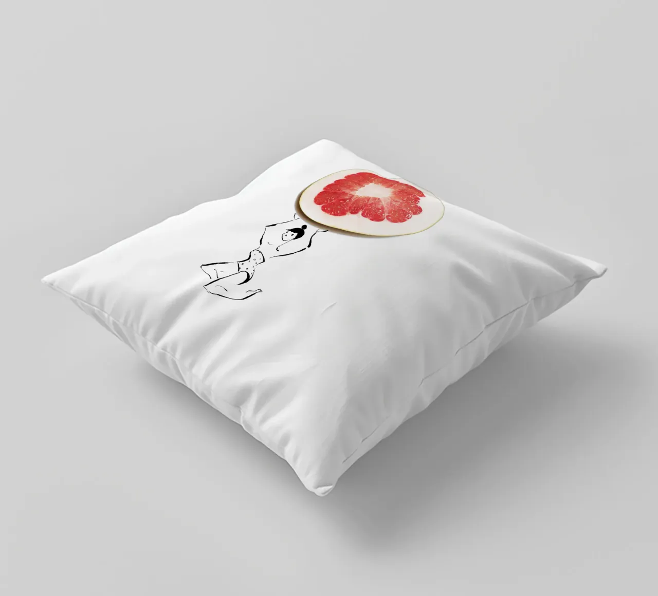 Pamplemousse cuscino da Gretchen Roehrs