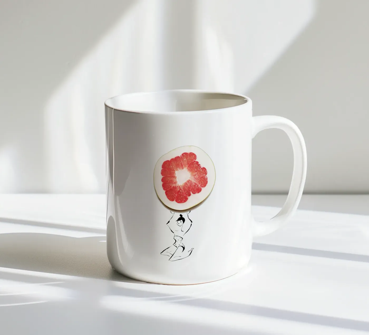 Pamplemousse tazza in ceramica da Gretchen Roehrs