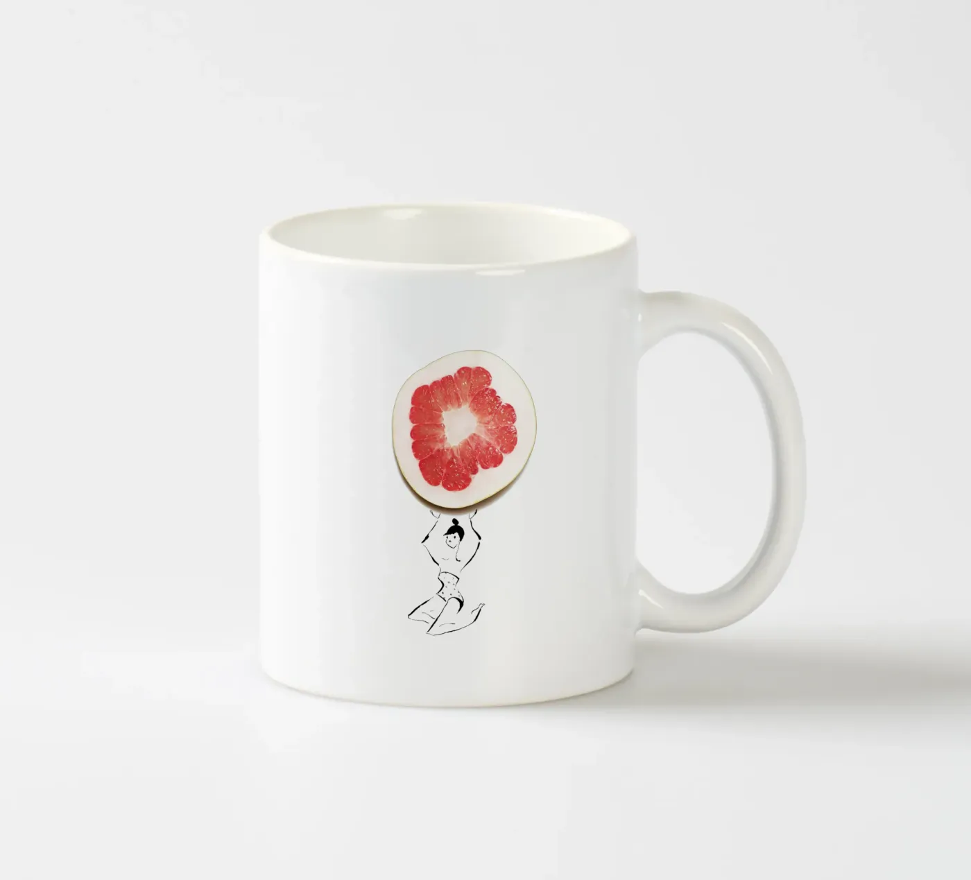 Pamplemousse tazza in ceramica da Gretchen Roehrs