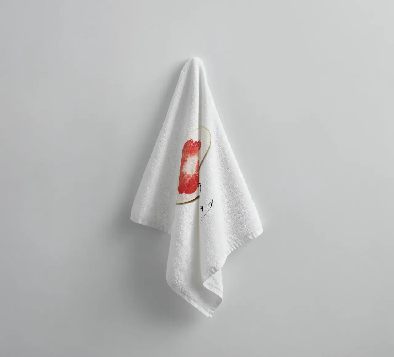 Pamplemousse badhanddoek van Gretchen Roehrs