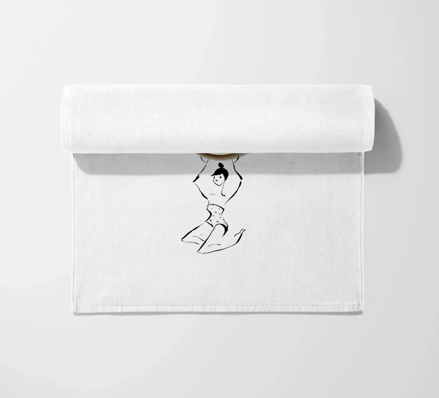 Pamplemousse Strandtuch von Gretchen Roehrs