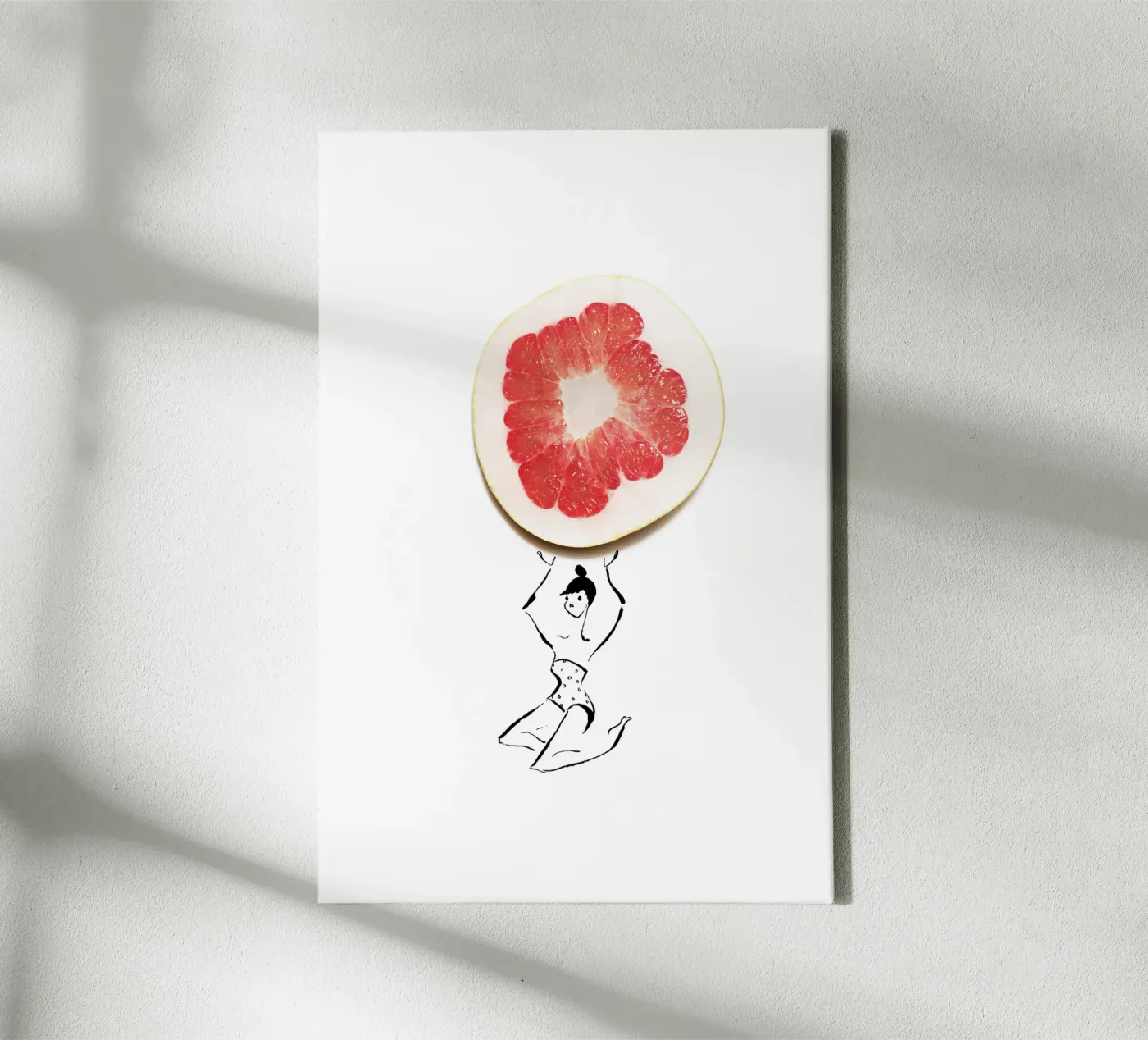 Pamplemousse canvas van Gretchen Roehrs