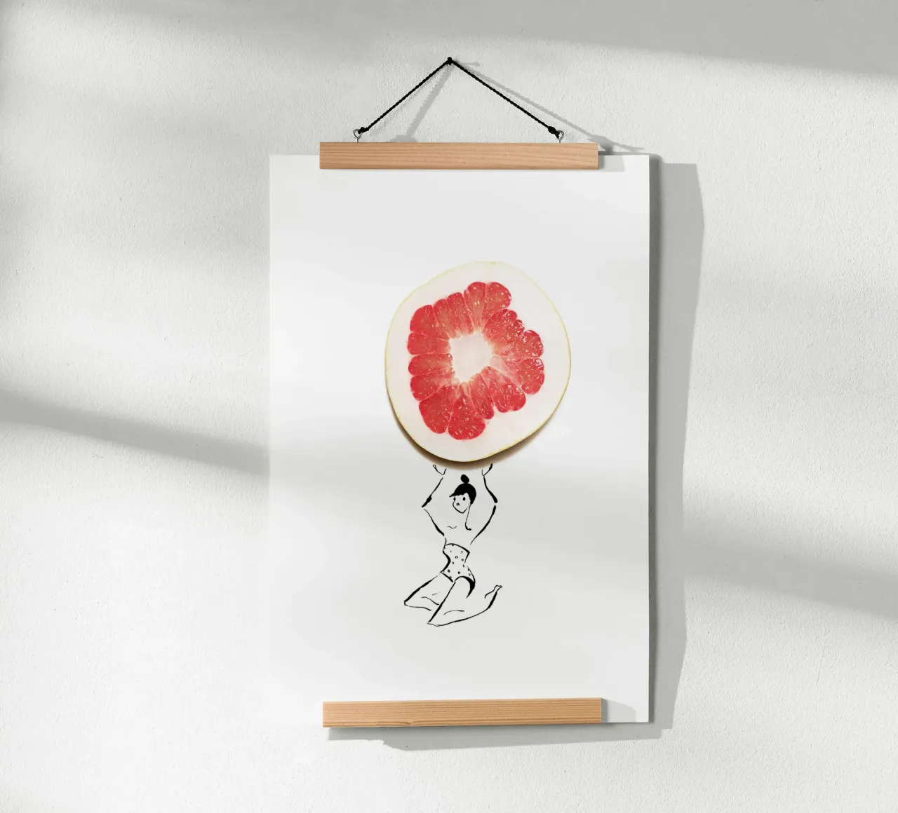 Pamplemousse Poster von Gretchen Roehrs