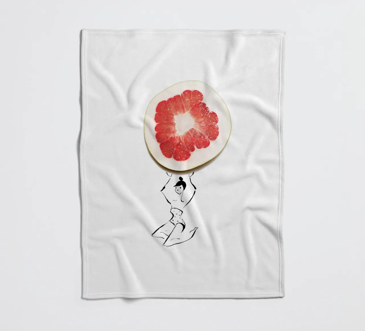 Pamplemousse coperta in pile da Gretchen Roehrs