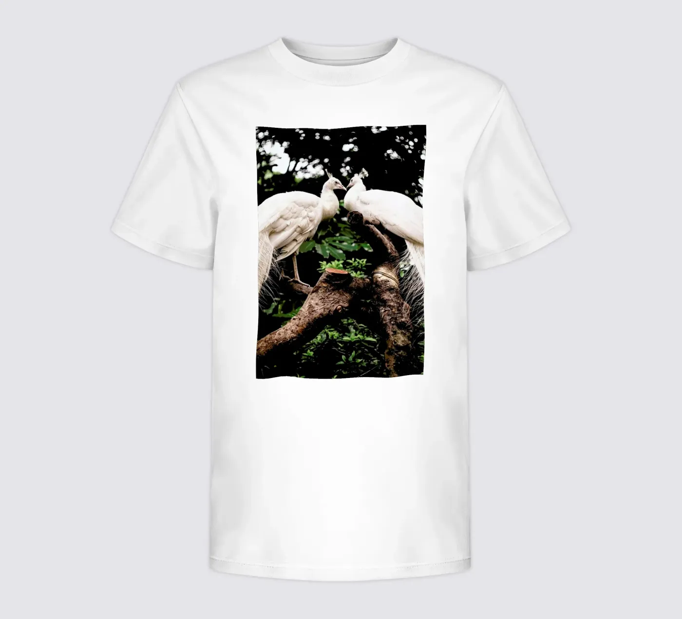 Peacocks t-shirt bambini da Natural Kingdom
