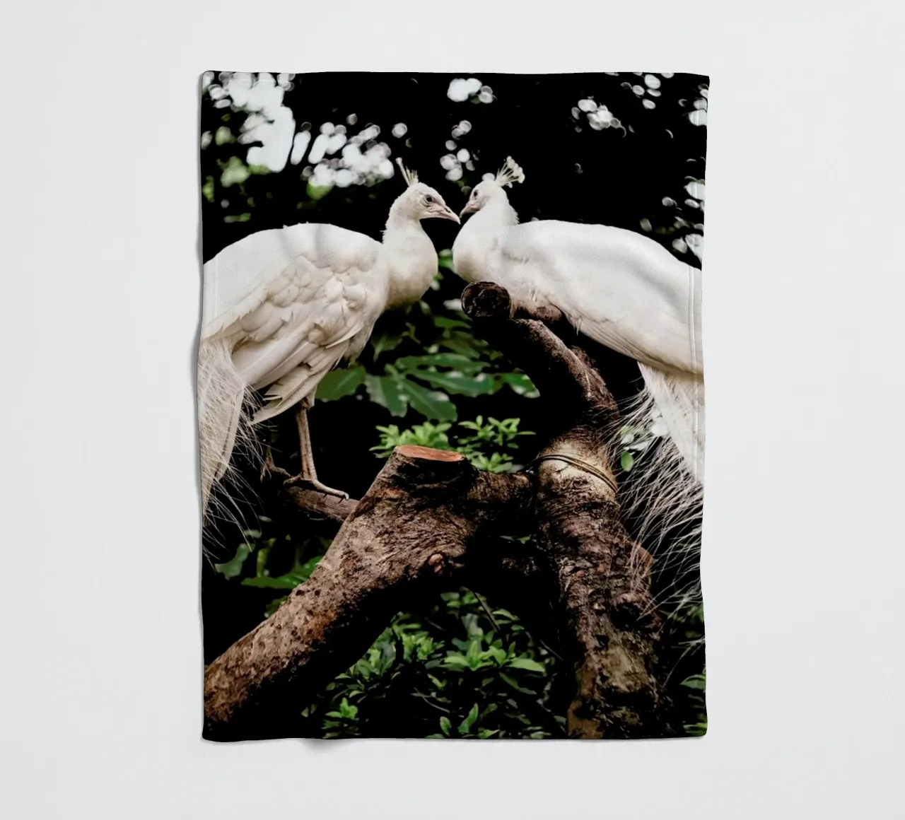 Peacocks Fleecedecke von Natural Kingdom