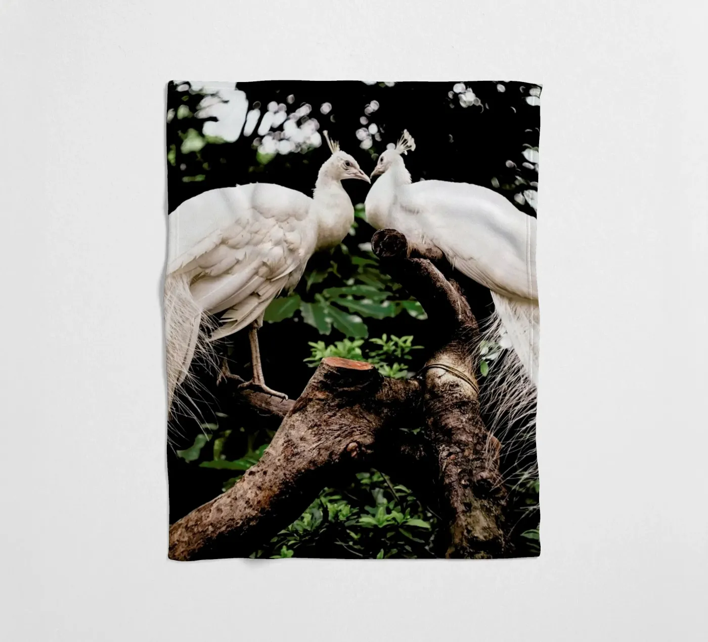 Peacocks Fleecedecke von Natural Kingdom