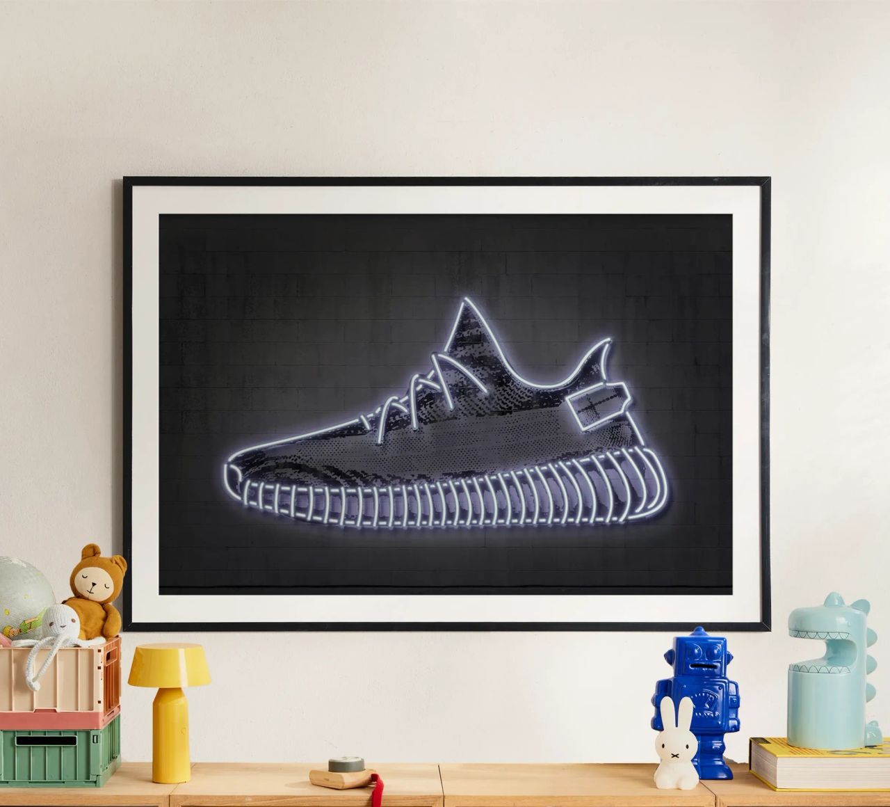 Yeezy poster avec cadre en aluminium de Octavian