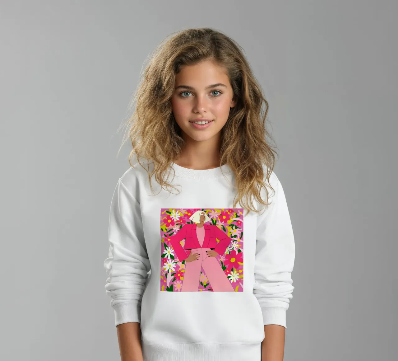Audace splendore floreale felpa bambino da Veiled Canvas