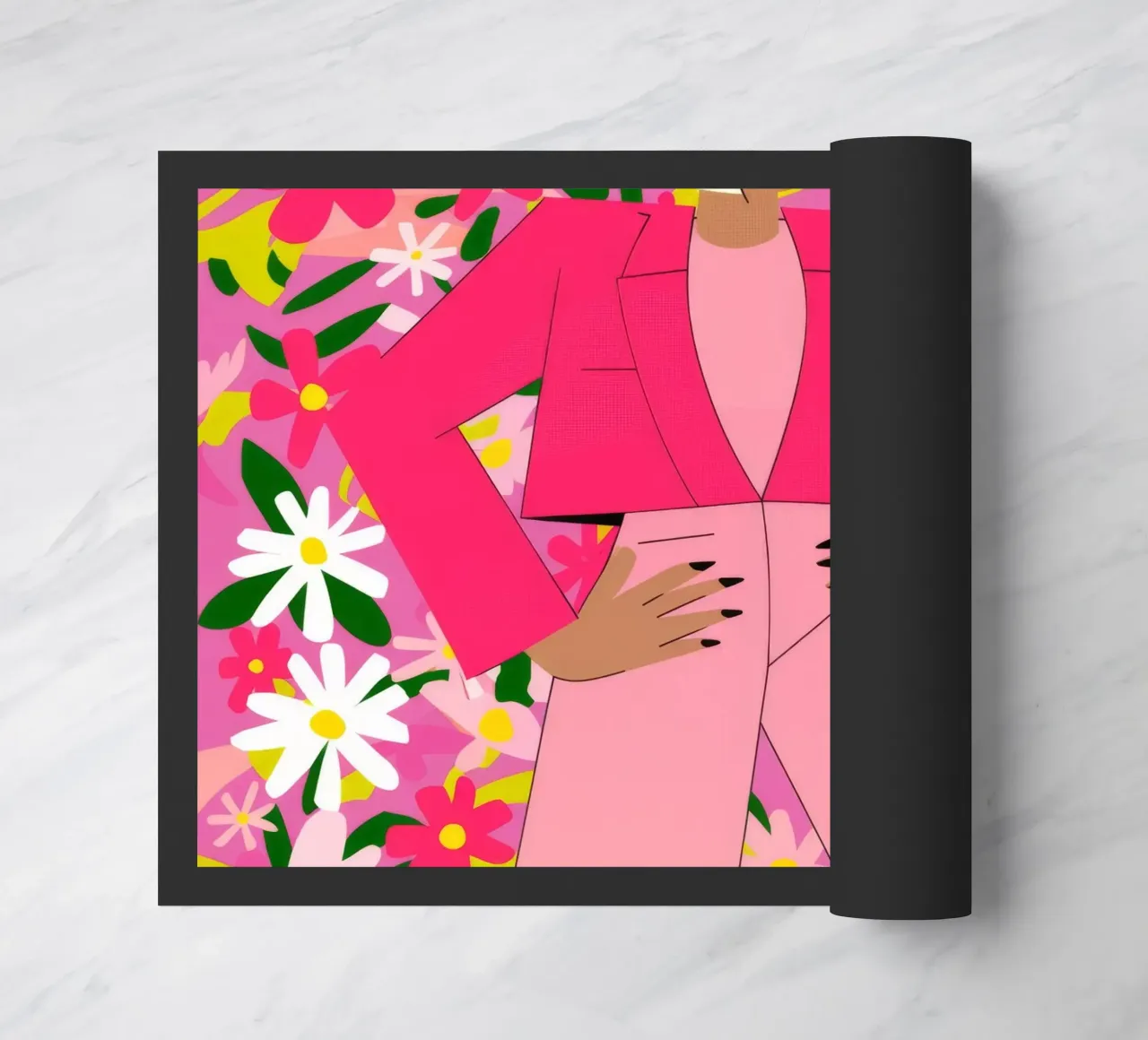 Audace splendore floreale zerbino da Veiled Canvas