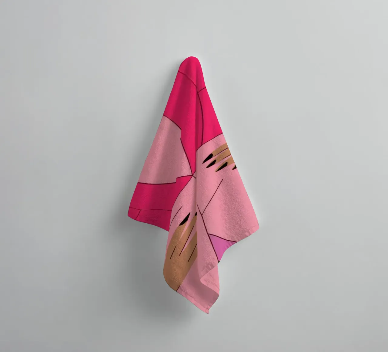 Audace splendore floreale asciugamano da bagno da Veiled Canvas