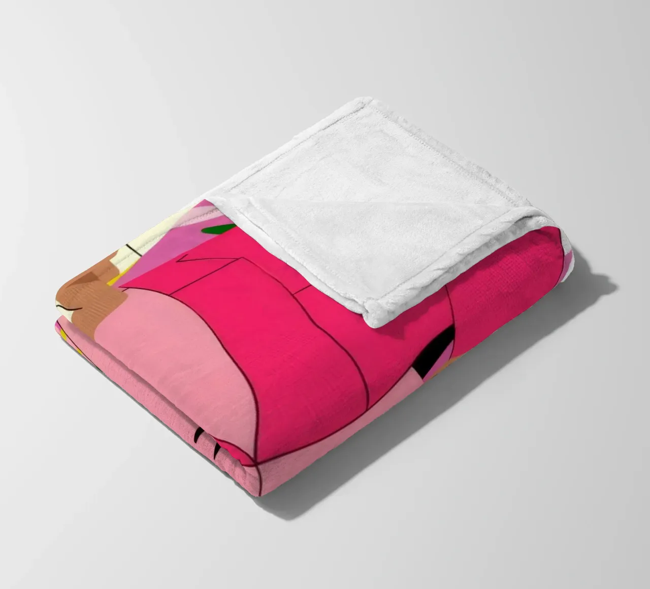 Audace splendore floreale coperta in pile da Veiled Canvas