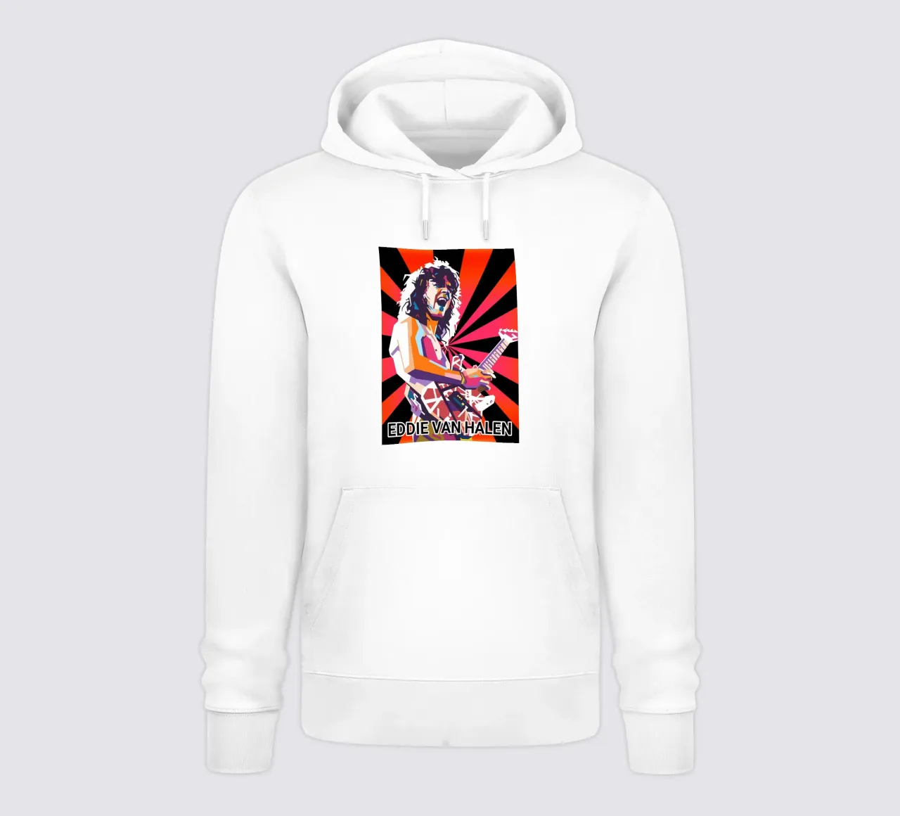 Eddie Van Halen tribute design felpa con cappuccio da Hantamrata