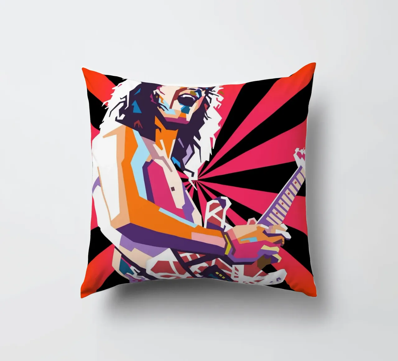 Eddie Van Halen tribute design cuscino da Hantamrata
