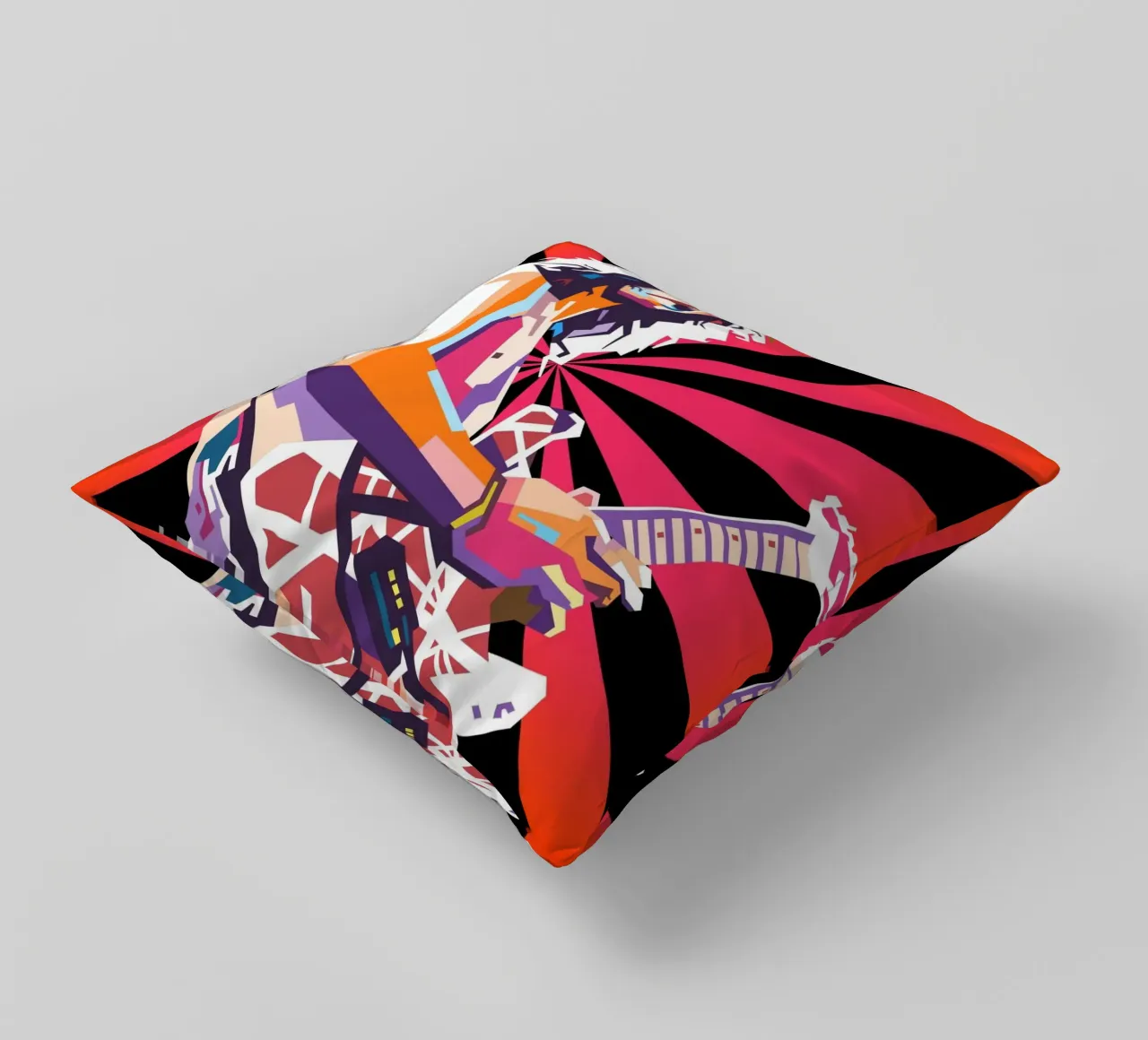 Eddie Van Halen tribute design cuscino da Hantamrata