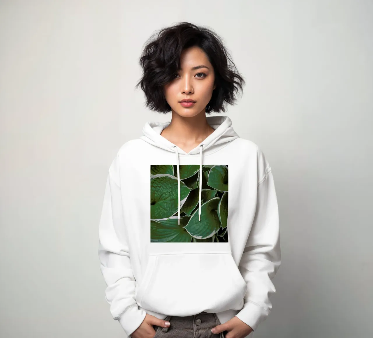 Loving The Leaves 9 felpa con cappuccio da Nur Mut