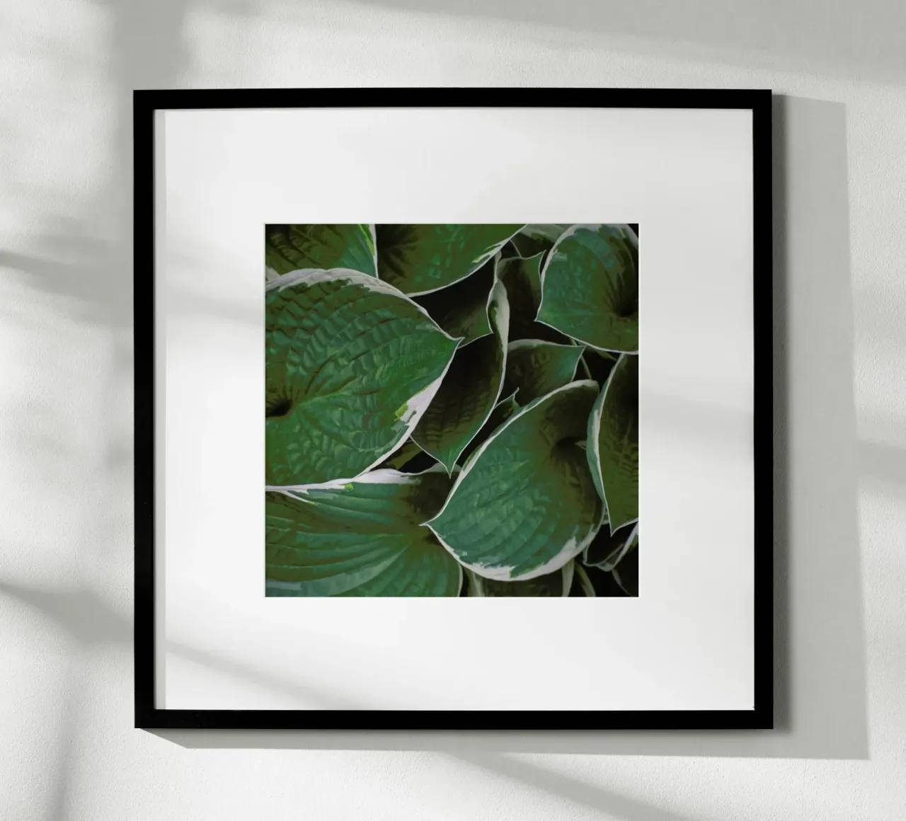 Loving The Leaves 9 poster con telaio in alluminio da Nur Mut