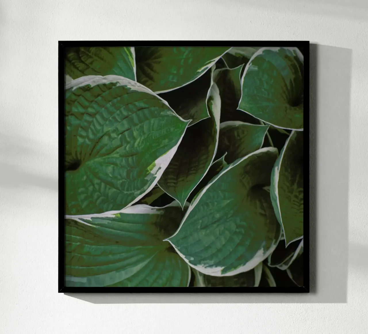 Loving The Leaves 9 poster con telaio in alluminio da Nur Mut