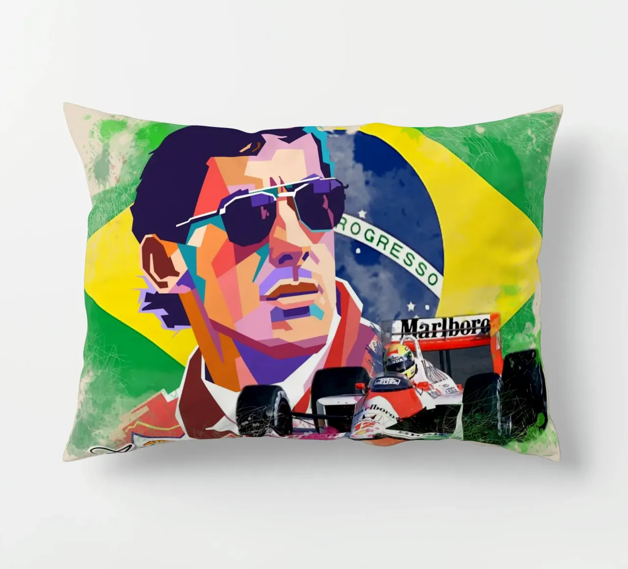 Ayrton Senna Formula One cuscino da Hantamrata