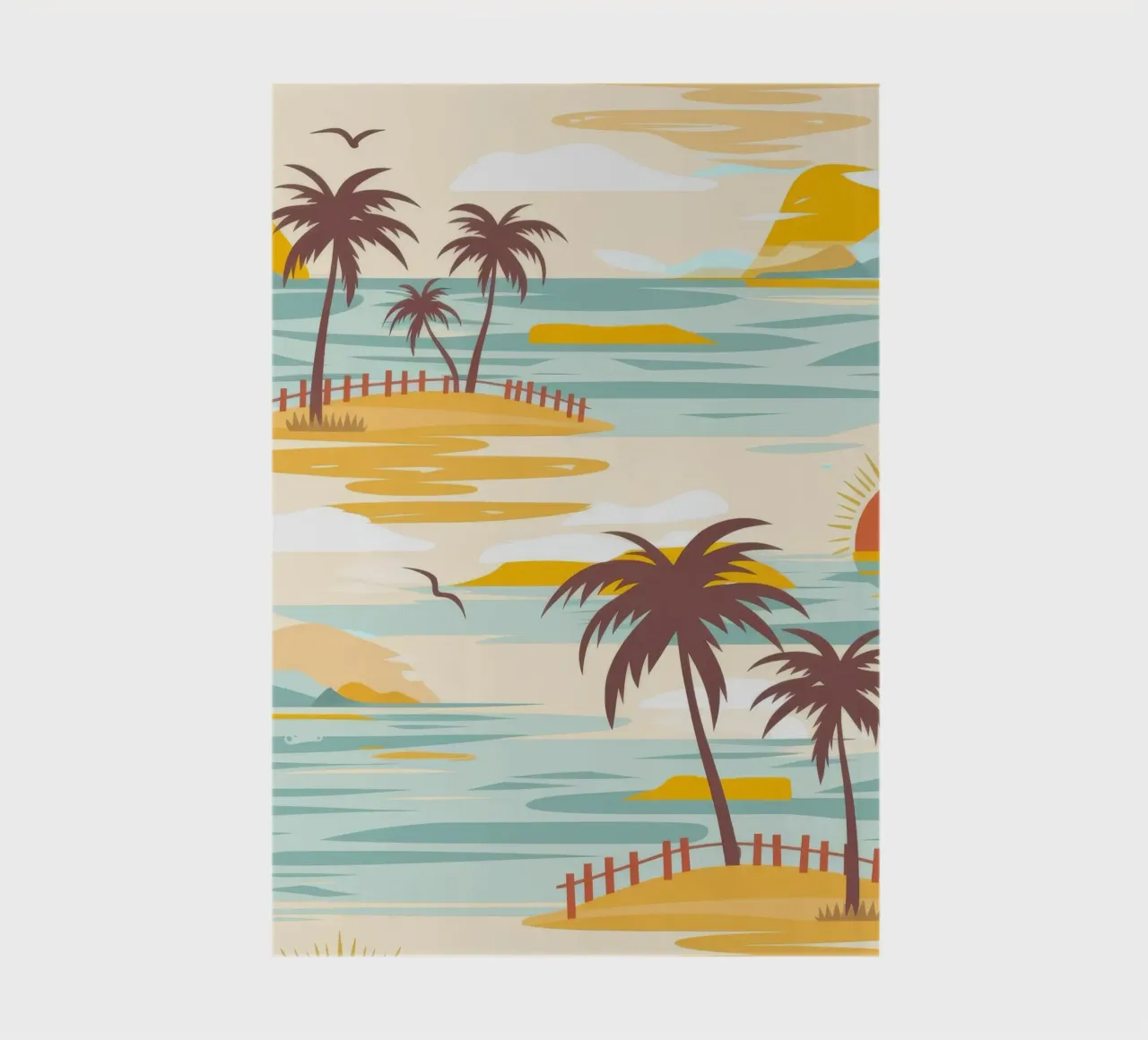 Sunset Serenity Glow notebook by Veiled Canvas