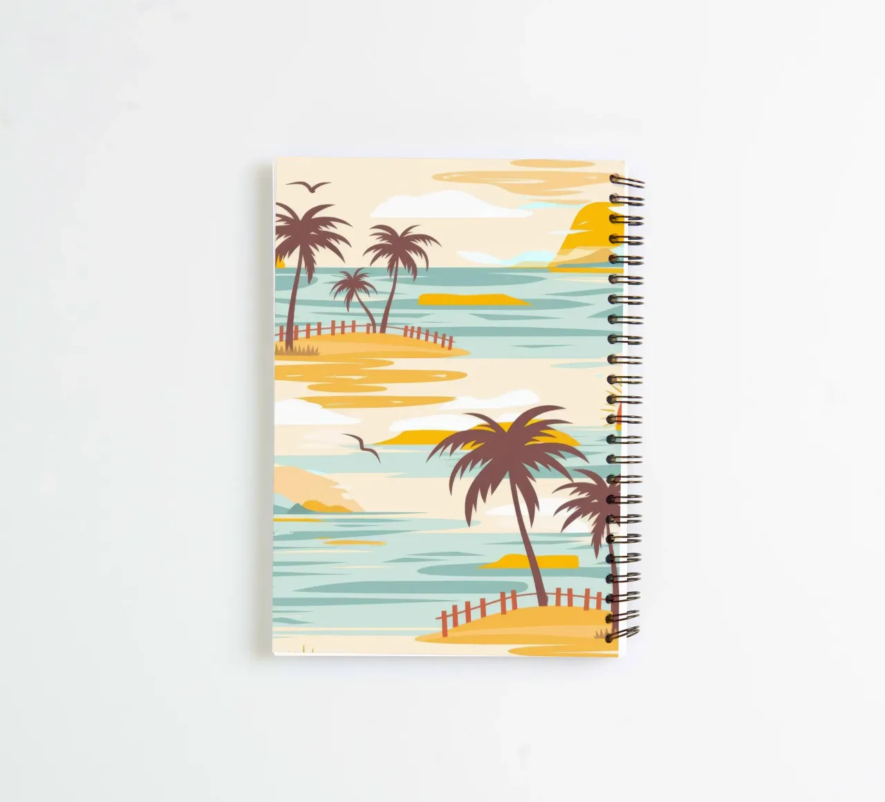 Sunset Serenity Glow spiral notebook by Veiled Canvas