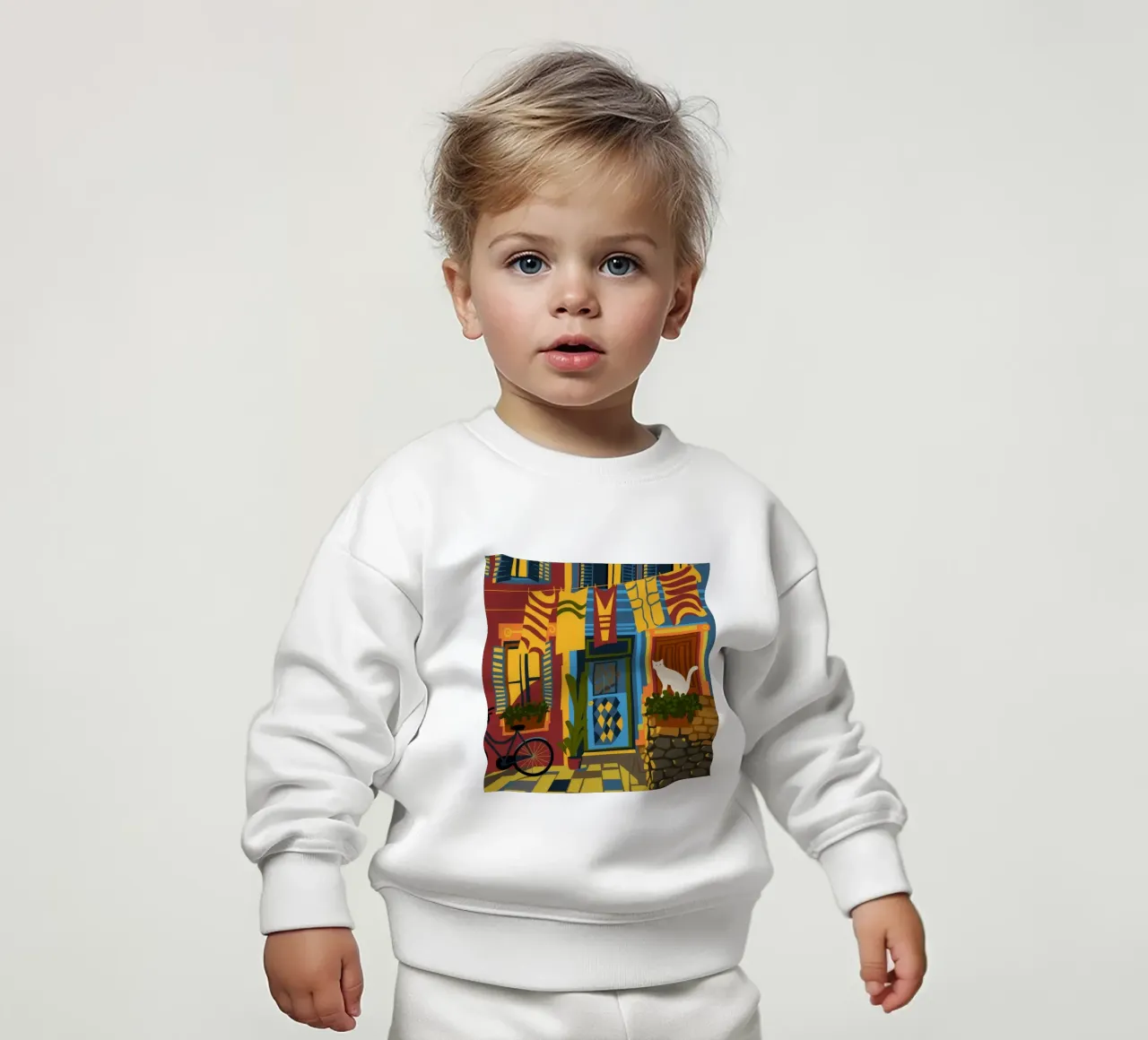 Vita di strada colorata felpa neonato da Veiled Canvas