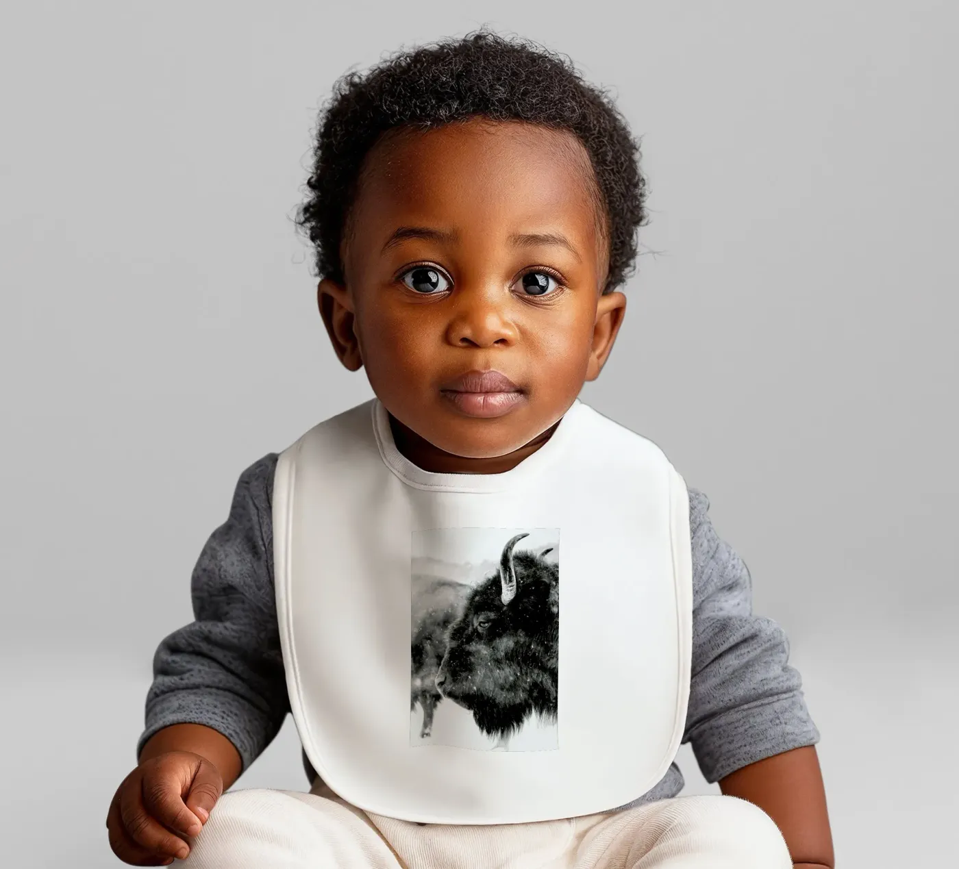 Winter Bison bavoir de Natural Kingdom