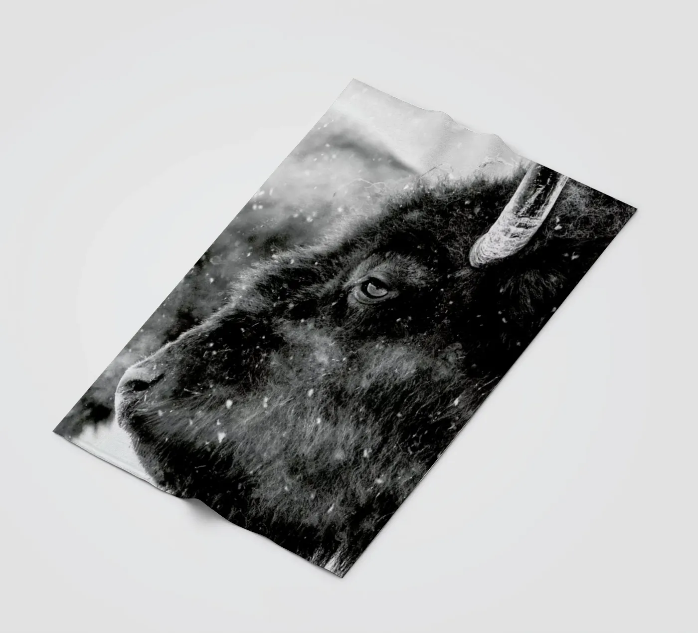 Winter Bison fleecedeken van Natural Kingdom