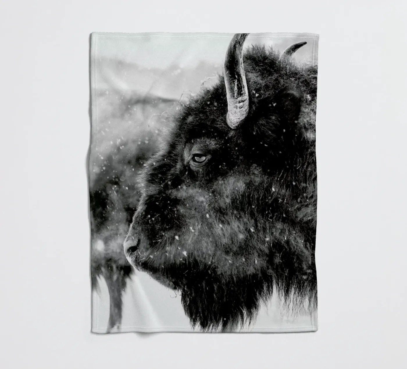 Winter Bison fleecedeken van Natural Kingdom