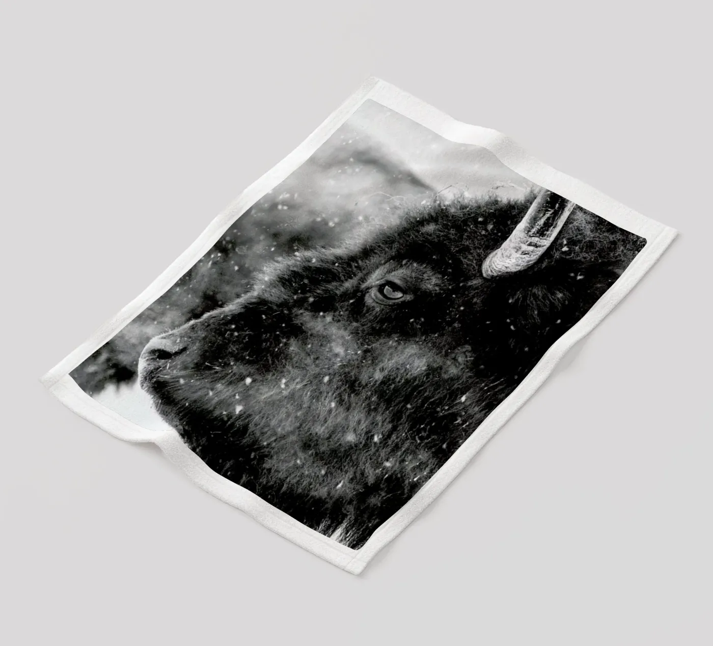 Winter Bison fleecedeken van Natural Kingdom