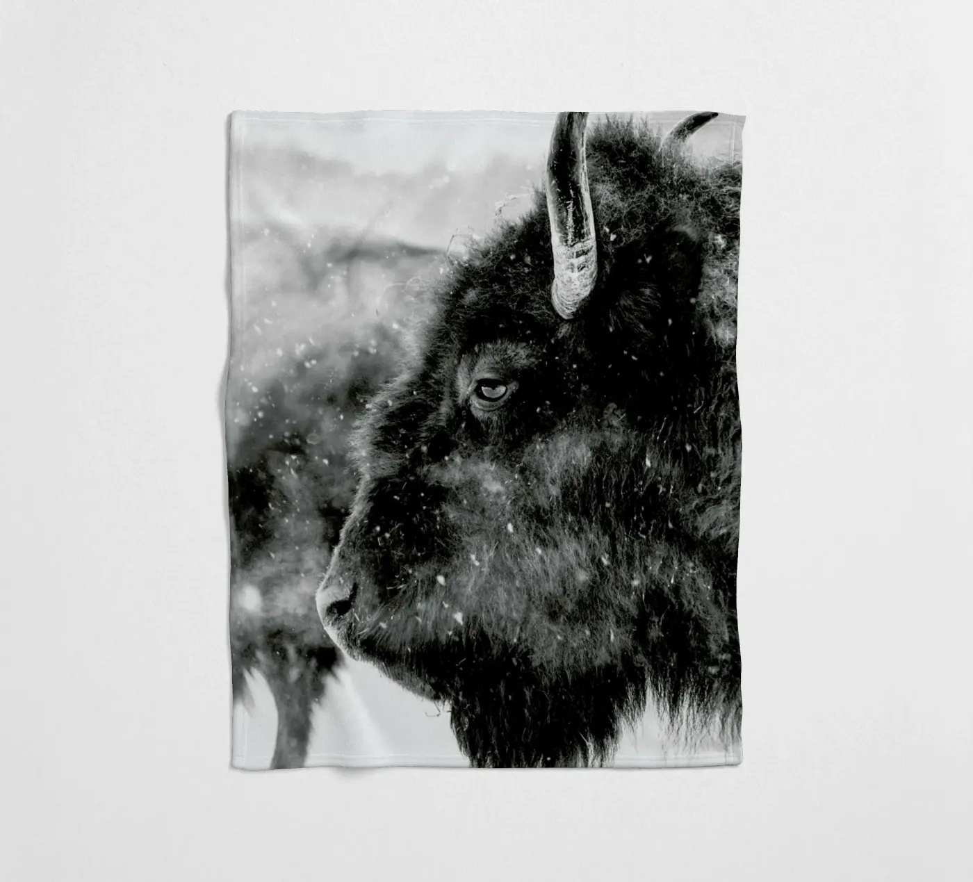 Winter Bison fleecedeken van Natural Kingdom