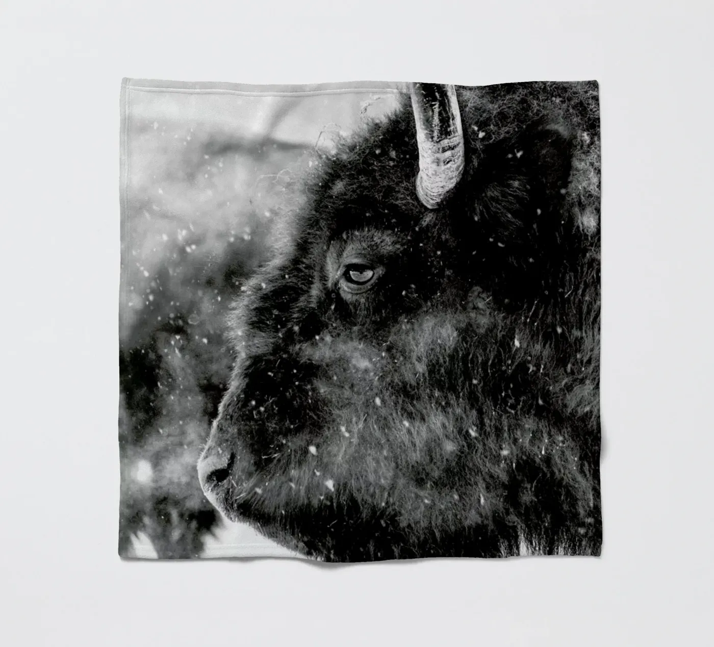 Winter Bison fleecedeken van Natural Kingdom