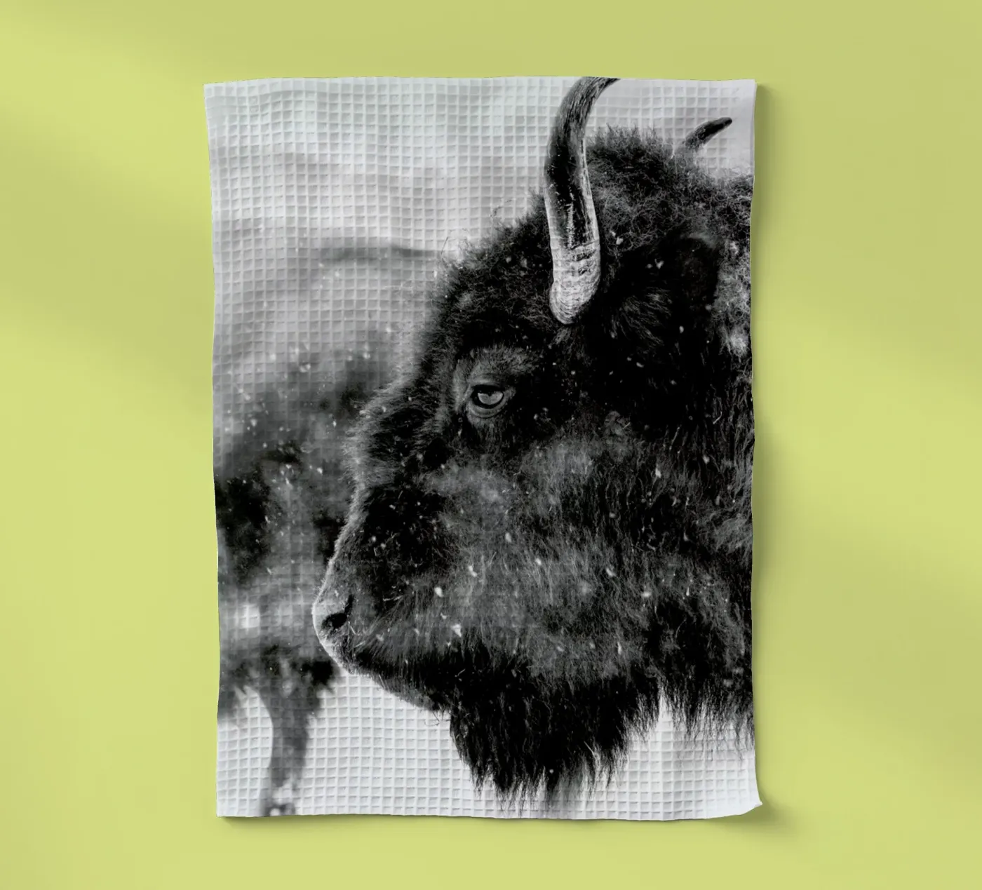 Winter Bison Geschirrtuch von Natural Kingdom