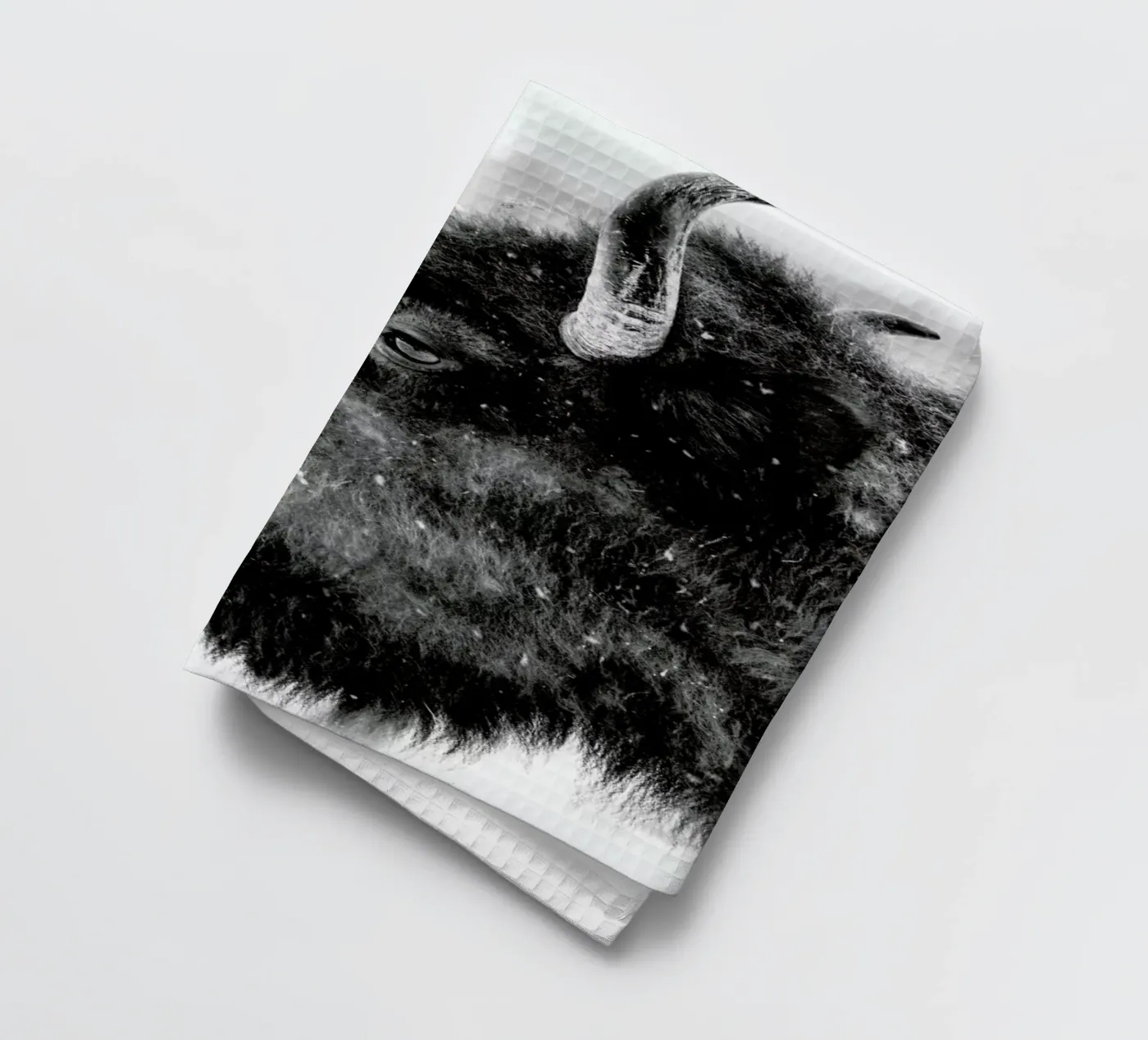 Winter Bison Geschirrtuch von Natural Kingdom