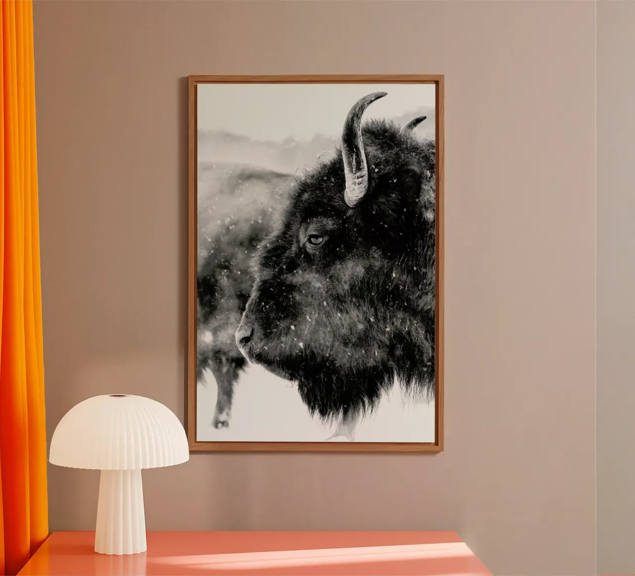 Winter Bison pannello forex da Natural Kingdom