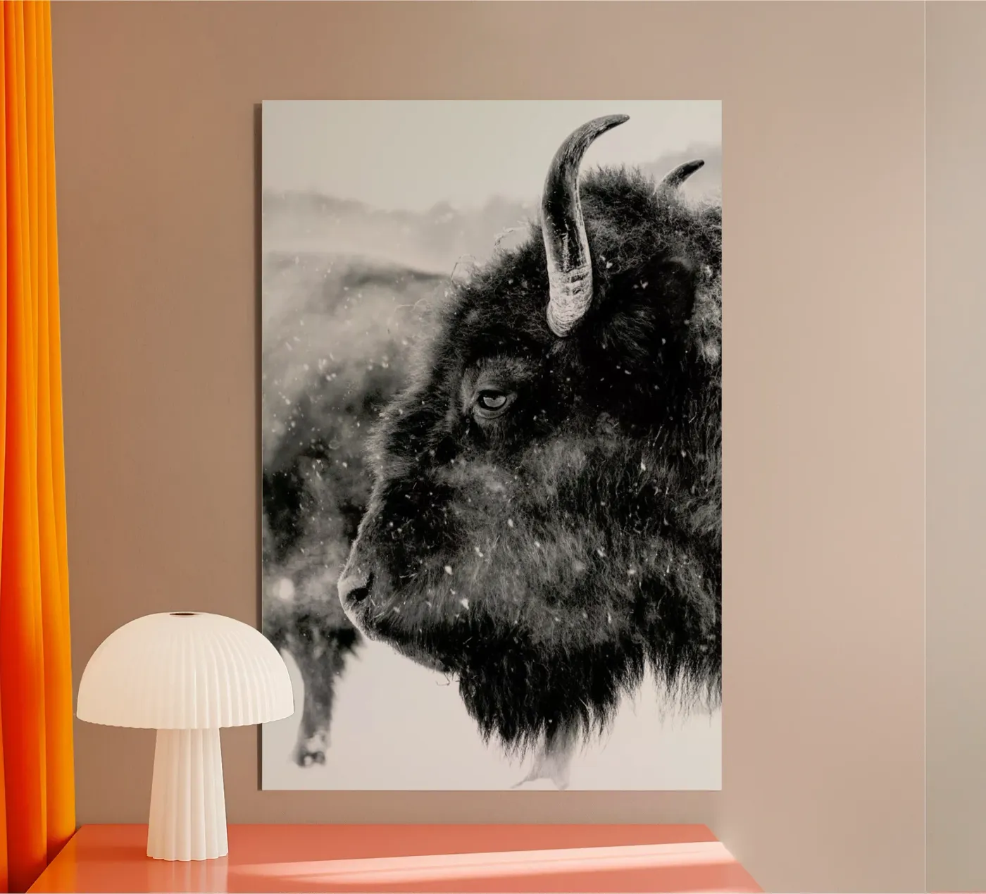 Winter Bison pannello forex da Natural Kingdom