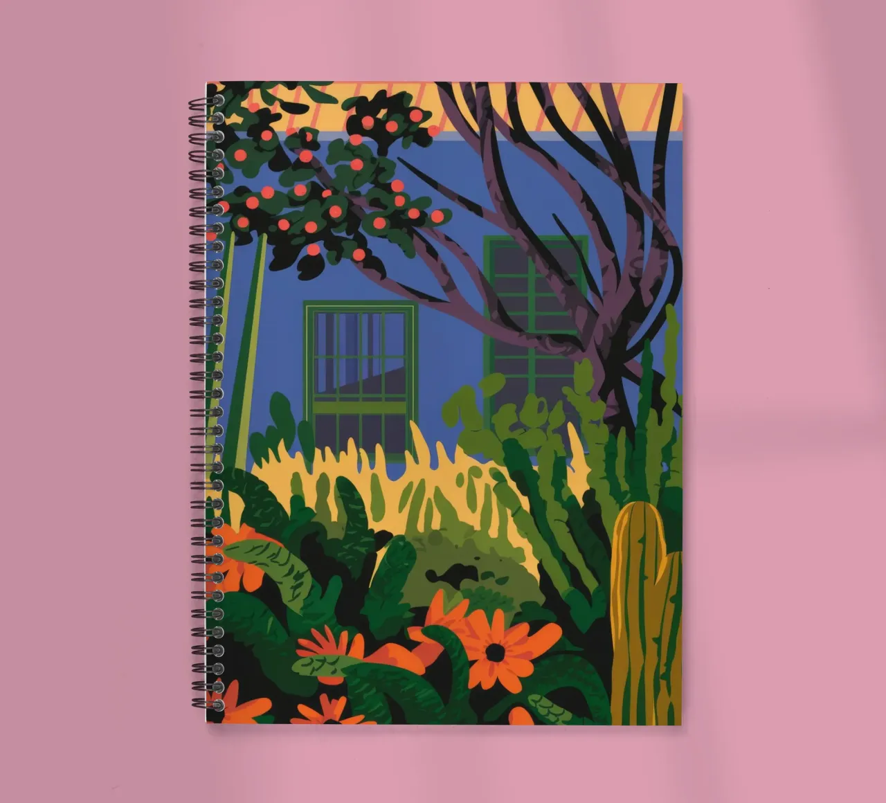 Garden Tranquility Bliss spiral notebook by Veiled Canvas