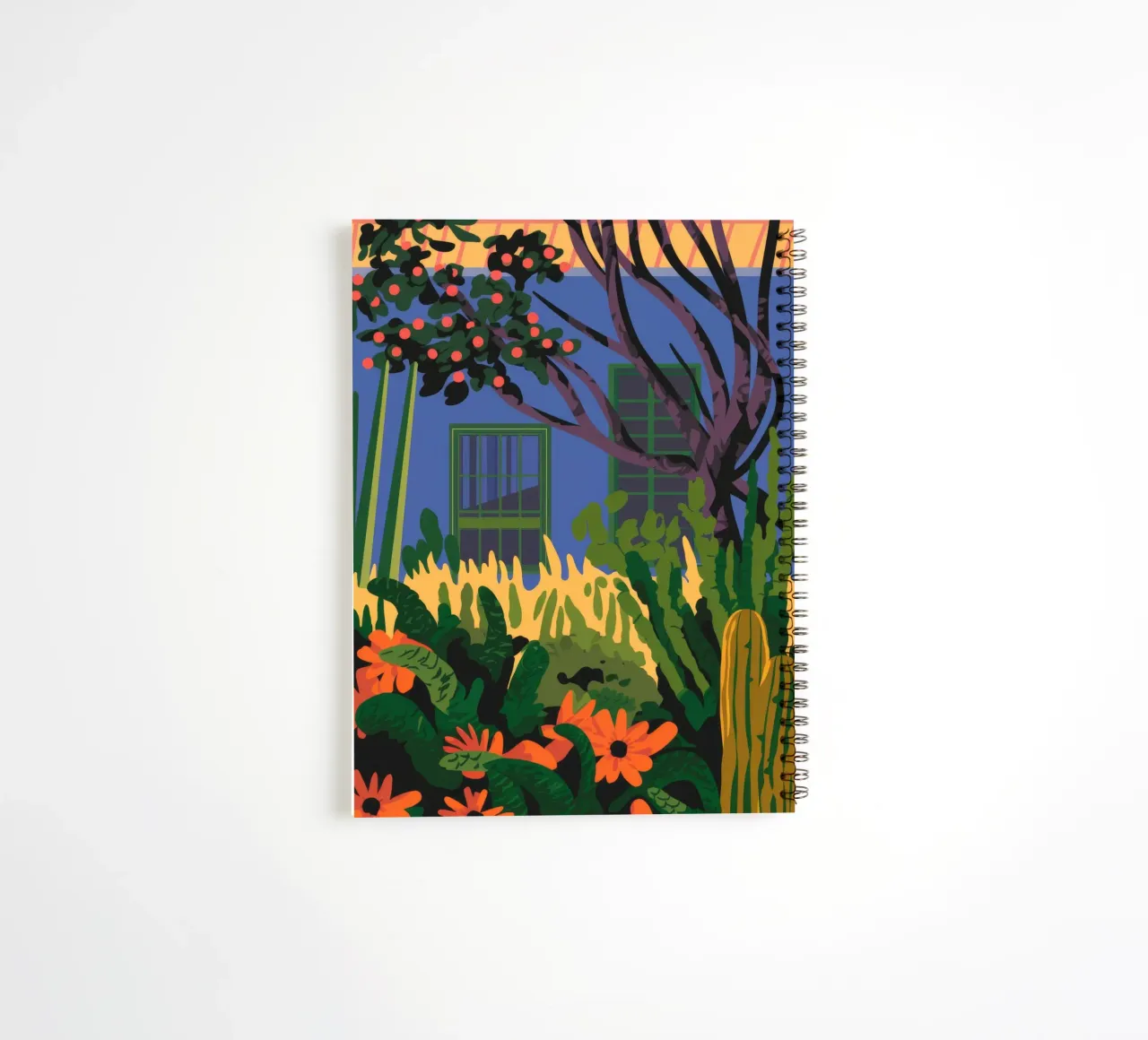 Garden Tranquility Bliss spiral notebook by Veiled Canvas